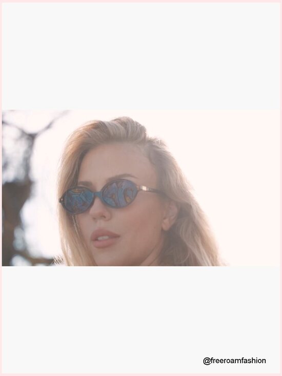 Retro Oval Sunglasses Women Trendy UV400 Protection Office Siren Style main image 4
